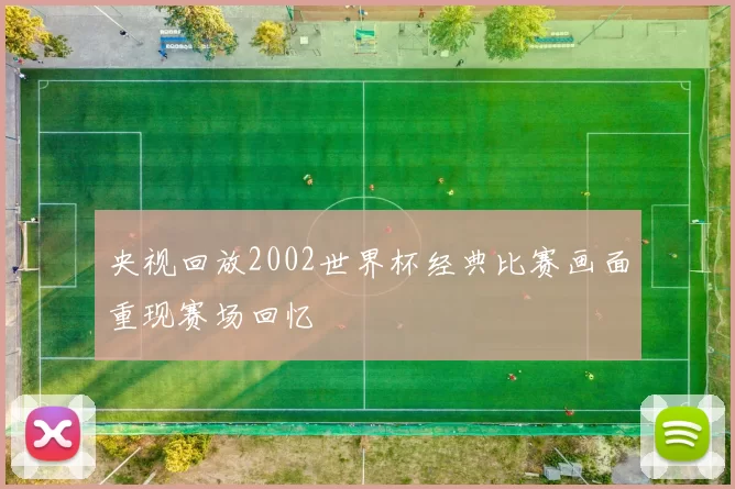 央视回放2002世界杯经典比赛画面重现赛场回忆