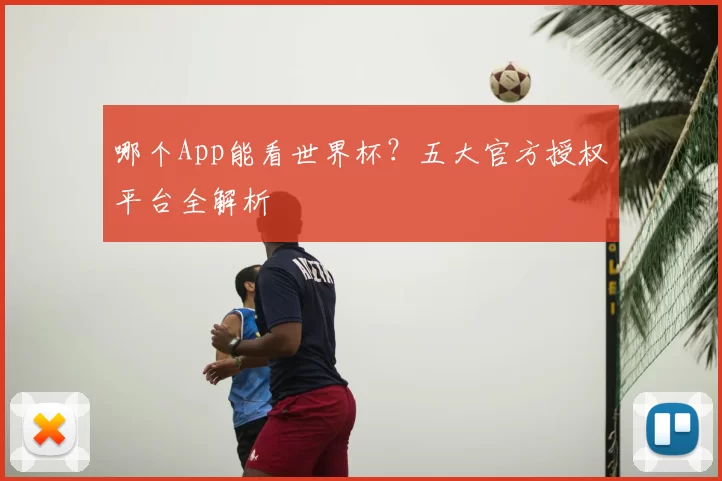 哪个App能看世界杯?五大官方授权平台全解析